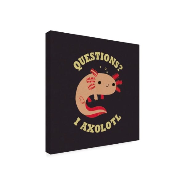 Michael Buxton 'Axolotl Questions' Canvas Art,14x14